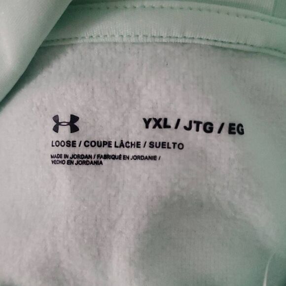 NWT GIRLS UNDERARMOUR HOODIE - Picture 2 of 5